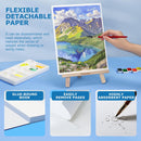 Pacocoast 9"x12" Cold Press Watercolor Paper Pad, 3Pack, Glue Bound, Teal | 9" x 12"(Pack of 3) — 4