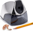 Bostitch Office Electric Pencil Sharpener for Classroom & Desk Use, Heavy-Duty Stall-Free Motor, High-Capacity Shavings Tray, Chrome | Chrome (Pack of 1) — 1