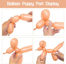 100Pcs Nude 260 Balloons - Long Beige Thickening Latex Tan 260q for Animal Model, Halloween, Weddings, Birthdays, Clowns — 4