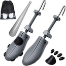 Eachway Pair of Professional 2-Way Premium Shoe Stretcher Tough Plastic Shoe Trees, Adjustable Length & Width Durable Shoe Shaper for Men and Women (Large) | grey — 1