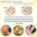 Ring Sizer Measuring Tool Ring Mandrel Metal Ring Sizing Kit Ring Size Measurer Ring Shaper to Fix Bent Rings… — 6