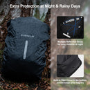 Everfun Hydration Backpack 18L with Water Bladder 2L/3L Hiking Water Backpack Women Men Hydration Pack Insulated Lightweight Day Hydropack with Storage for Hiking, Biking, Running, Festival — 5