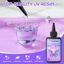 HeyClear UV Resin kit 100g High Viscosity UV Resin Glue for Doming, Sealing — 3