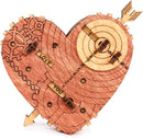 iDventure Tin Woodman's Heart, Ring Puzzle Box for Adults, Gift Money Box — 1