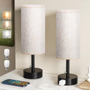Fenmzee Bedside Table Lamps Set of 2 - Small Nightstand Lamp for Bedroom — 7