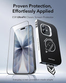 ESR 3 Pack for iPhone 17/iPhone 16 Pro Screen Protector, Classic photo 2