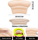 Bude Kids Shoe Inserts 2 Pairs, Heel Grips, Cute Soft Heel Pads - Nude | 2 Pairs — 2