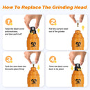 Casfuy Replacement Dog Nail Grinder Wheel – Compatible with Model N10, N20, N30, N50, N60, N65 (Not for Model N70 / N75 / N90) — 6
