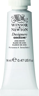 Winsor & Newton Designer's Gouache, 14ml tube, Zinc White | 0.47-oz Tube — 1