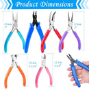 Acejoz Jewelry Making Tools Kit: 6pc Set, Including Needle Round Nose, Wire Cutters, Crimper & End Nippers for… — 3