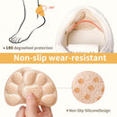 4 PRS 4D Cushioned Heel Grips - Pads for Big Shoes (Beige) - B1-beige — 3