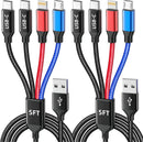 Dual USB-C 4 in 1 Multi Charging Cable, Charging Cords for Multiple Devices 1