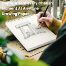 Cewei 9x12 Drawing Paper Pad, 100 Sheets Spiral Bound Sketchbook, 68lb/100gsm White Drawing Paper for Kids Ages 4-8, Art Supplies for Kids 9-12 | Sage Green | 9" x 12" (Pack of 1) — 7