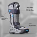 Ossur Rebound Air Walker Boot | Comfortable Walking Boot with Compression Straps & Air Pump Rocker Bottom | Walking Boot for Broken Foot, Walking Boot for Sprained Ankle (High Top, Medium) — 5