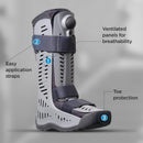 Ossur Rebound Air Walker Boot | Comfortable Walking Boot with Compression Straps & Air Pump Rocker Bottom | Walking Boot for Broken Foot, Walking Boot for Sprained Ankle (High Top, X-Large) — 5
