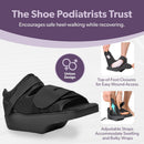 BraceAbility Forefoot Offloading Post-Op Shoe - Non-Weight Bearing Medical Wedge Boot for Diabetic Foot Ulcer, Metatarsal Fracture, Broken Toe, Bunion, Hammer Toe Surgery - Fits Men and Women (M) — 3
