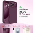 GONEZ for iPhone 17 Pro Max Case, Burgundy — 7