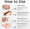 FREATECH Dual-Sided Foot File, Callus Remover with Nano Glass & Metal Surface, Professional Pedicure Tool for Hard Cracked Dead Skin, Foot Rasp for Heel Care, Exfoliation & Smoothing, Home Spa Shower — 7