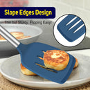 HOTEC Silicone Spatula Set of 2 Heat-Resistant 600°F & BPA-Free Kitchen SaptulaTurner with Stainless Steel Handles,… — 6