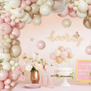 Dusty Pink Balloon Arch Kit for Birthday Decorations | Pink White Grey — 5