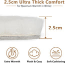 riemot Men’s Australian Sheepskin Winter Insoles 25mm Thick EU46/US13 - Beige — 2