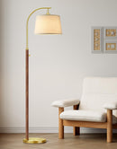 Dimmable Floor Lamp for Living Room, 65" Tall Metal Standing Lamp with LED Bulb, Mid Century Modern Arc Floor Lamp… — 1