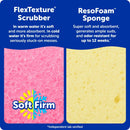 Scrub Mommy Kitchen Sponge (6) + Daddy Caddy Sink Holder — 3