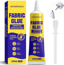 Komoko Fabric Glue Permanent (2.02 Fl Oz), Fabric Glue for Clothing, Patches, Denim, Polyester, Fabrics, Doll… — 1