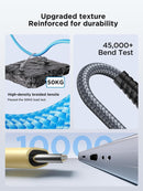 USB C Cable 10FT 3Pack Fast Charging Nylon Braided Long Type C Charger Cable for Samsung Galaxy S24 S23 S22 S21 S10 S9 S8 A02s A03s A11 A12 A13 A14 A21 A22 A32 A42 A53, Tablet, LG, Moto, TCL 4