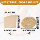 2 Pairs Metatarsal Pads Women & Men, Non Slip Ball of Foot Cushion for Sesamoiditis, Metatarsalgia, Morton'S Neuroma, Reusable Foot Pads with Inserts 2