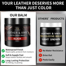 Leather Recoloring Balm and Leather Repair Kit for Furniture, Black Leather Restorer for Couches, Furniture, Car Seats, Leather Paint & — 2
