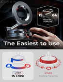 LISEN for MagSafe Car Mount [3800gf Strong Magnet&90+LBS Suction] 360° Adjustable Vacuum Magnetic Phone Holders for Your Car, for iPhone 18 Pro Max 17 16 15 14 13 12 Plus Air for Shower All Smartphone photo 6