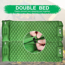 WANNTS Sleeping Pad, Ultralight Inflatable Sleeping Pad for Camping, Built-in Pump, Ultimate for Camping, Hiking - Airpad, Carry Bag, Repair Kit - Compact & Lightweight Camping Pad(Green) — 2