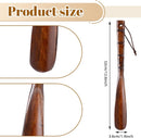 Premium Wooden Shoe Horn, 13" Shoe Horn Long Handle for Seniors Men Women Boot Horns Sh… — 2