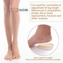 1/2 Inch Heel Lifts for Leg Length Discrepancy Gel Height Increasing Insoles Soft Shoe Lifts for Women Men Uneven Legs Comfort Half Foot Insoles for Heel Pain - Brown — 4
