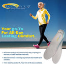 Spring Loaded Shoe Inserts Insoles for Men & Women, Shock Absorbers For Your Feet! - Soleeze Size X Large — 5