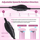 LIONVISON Electric Foot Callus Remover: Adjustable Speed Foot File - Pink — 7