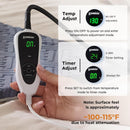 ZOMISIA Cat Heating Pad, Heated Cat Bed Indoor, 11 Temp & 25 Timer Settings — 2