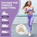 Heel Pads for Shoes Men Women - Kimihome 6 PCS Heel Protectors Cushion Grips for Womens Shoes Too Big Anti Slip Tennis Athletic Running Shoe Inserts Prevention for Blister Friction Foot Pain (White) - White | 3 Pairs — 4