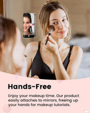 amBand Magnetic Suction Phone Mount for MagSafe Case, Silicone Octo Cup Buddy Sticky Grip Holder for iPhone, Removable Hands-Free Selfie/Video for TikTok Influencers, Women Gift, Light Pink photo 5