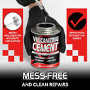 Chemical Vulcanizing Cement – Fast Dry Rubber Cement, All Purpose Tire Repair Glue, Tire Patch Kit with Brush – 8.5… — 7