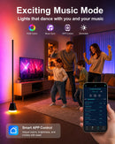 Keepsmile Smart RGB LED Corner Floor Lamp,172 LEDs Bright Standing Lamps for Living Room with APP and Remote,Modern… — 4