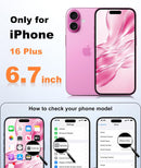 FNTCASE for iPhone 16 Plus Case Hot Pink: Compatible with MagSafe — 2