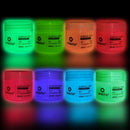 Artecho Glow in the Dark Acrylic Paint Set, 8 Colors x 20ml (0.7oz) | Jar | 0.7 Fl Oz (Pack of 8) — 1