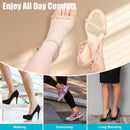 Metatarsal Pads for Women Ball of Foot Cushions for High Heels Non-Slip Comfort Pads 2 Pairs Gel Shoe Inserts Foot Pain Relief One Size Fits All-Beige 4