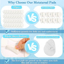 Shynek 55Pcs Metatarsal Foot Pads for Women 1/4” Thick Felt Metatarsal Pads for Foot,Ball of Foot Cushions, Adhesive Metatarsal Pads Mens for Forefoot and Pain Lessen, Plantar Fasciitis (White) 3