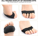 Metatarsal Pads 4 Pairs Ball of Foot Cushions for Women and Men,Foot Pads for Pain Relief for Shoes Pads, Bunion Forefoot Pads, Foot Cushion for Ball of Feet (Black) 5