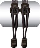 Lock Laces | Elastic No Tie Shoelaces | Black Solid — 1