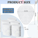 100 Packs Metatarsal Foot Pads Ball of Foot Cushions Forefoot Pads for Women Men Metatarsal Support for Forefoot Sole and Support, 0.2 Inch Thick, White 2