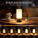 Small Cordless Table Lamp with 4000mAh Rechargeable Battery, Black, 1 Pack — 3
